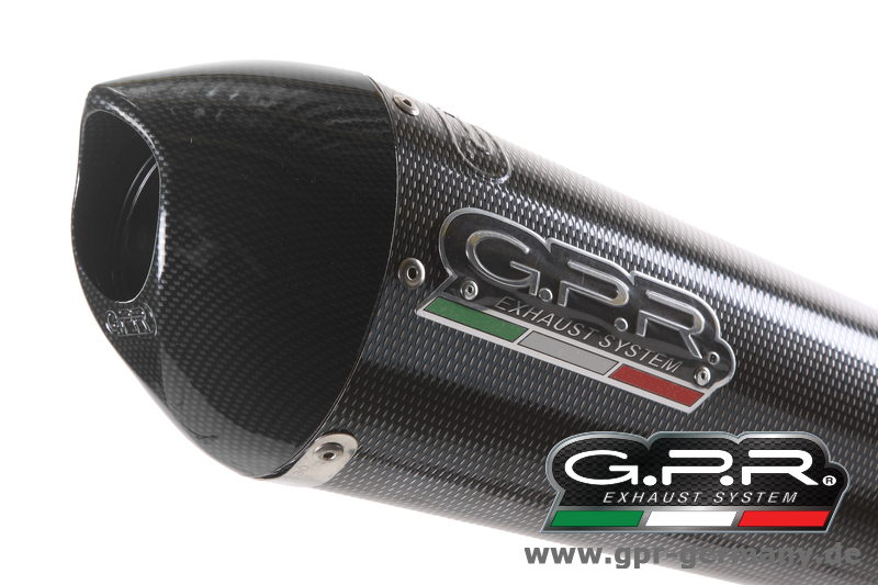 GPR GPE ANNIVERSARY POPPY YAMAHA MT-09 / FZ-09 2014/16 HOMOLOGIERTER SCHALLDÄMPFER MIT VERTEILER UND